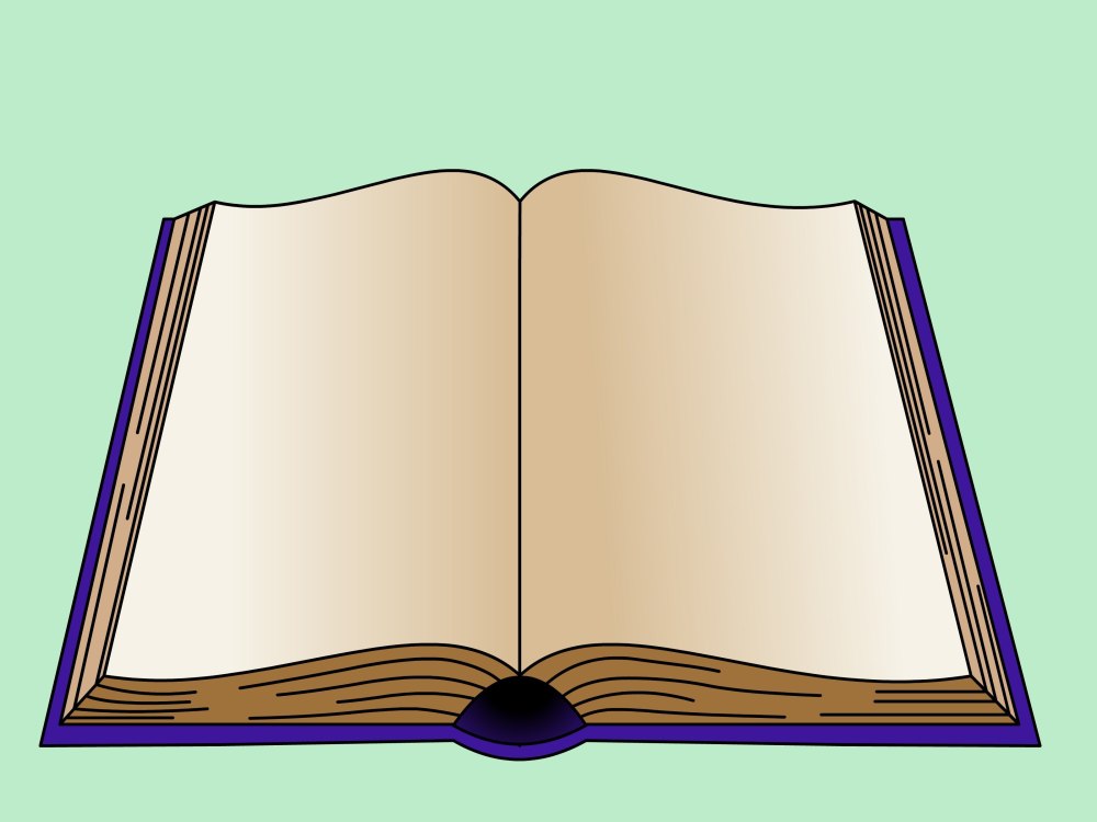 Изображение раскрытой книги