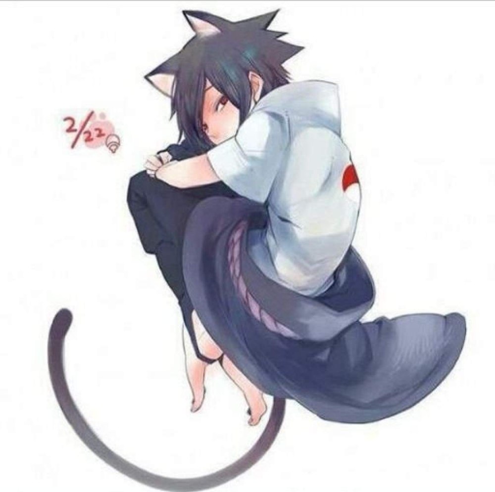 Саске Учиха кот