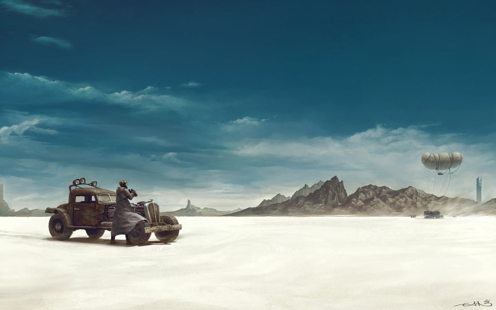 Mad Max пустыня арт