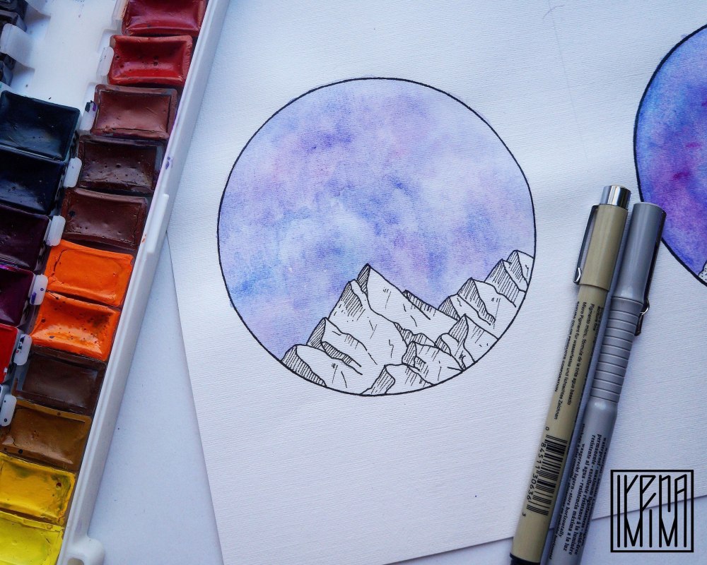 Эстетика рисования цветы