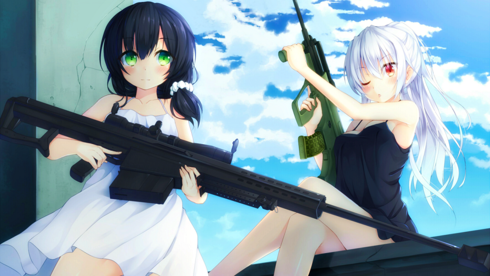 Винтовка Barrett m82 аниме