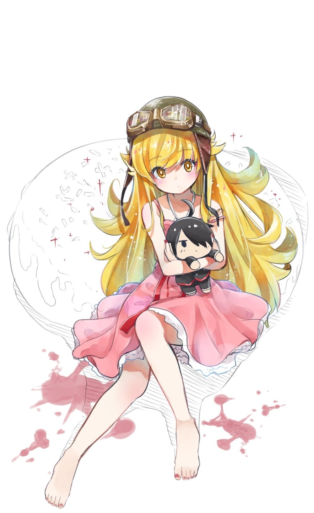 Monogatari Шинобу Харт андер блейд