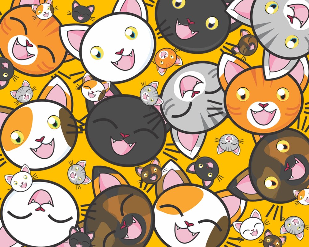 Неоновые коты