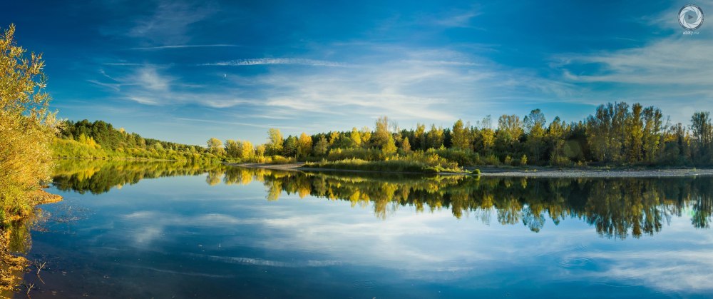 Красивый панорамный пейзаж