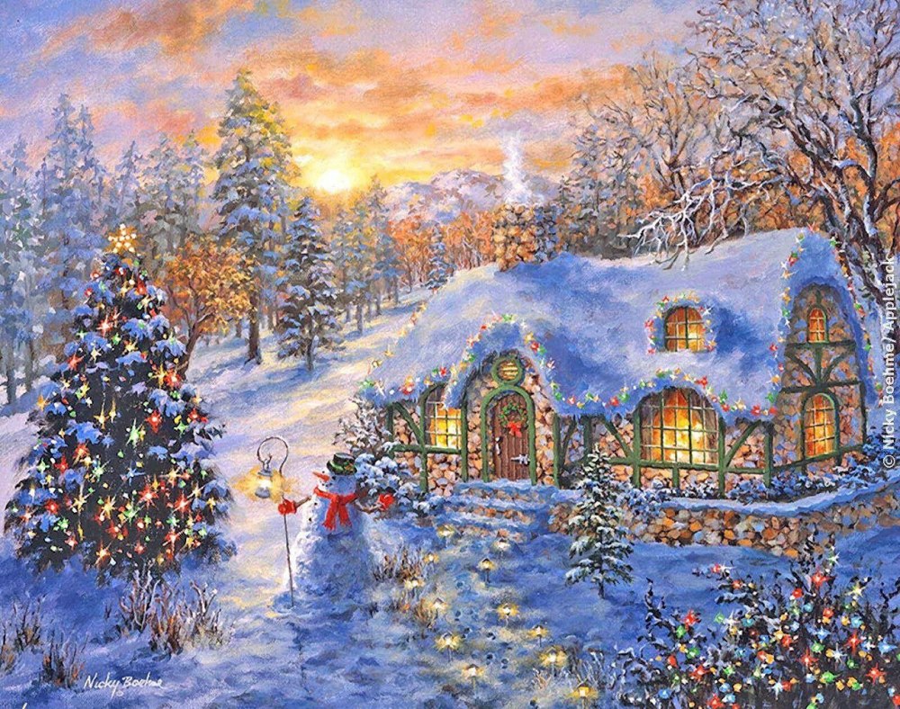 Художник Nicky Boehme новый год