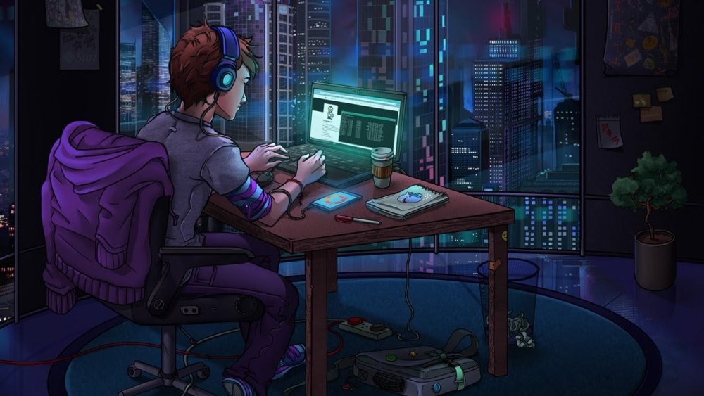 Cyberpunk 2077 Neon маска