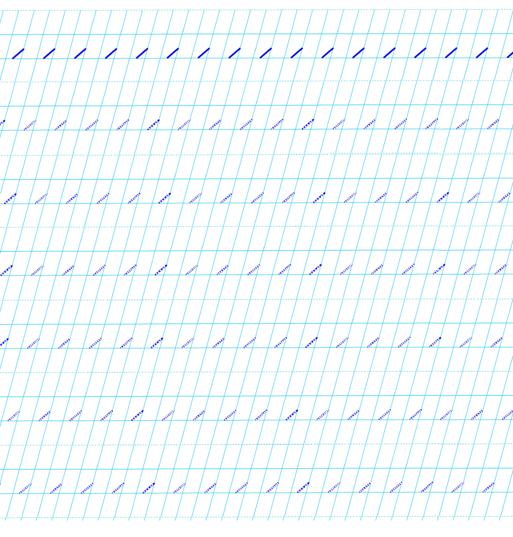 Разлиновка частая косая линия а4