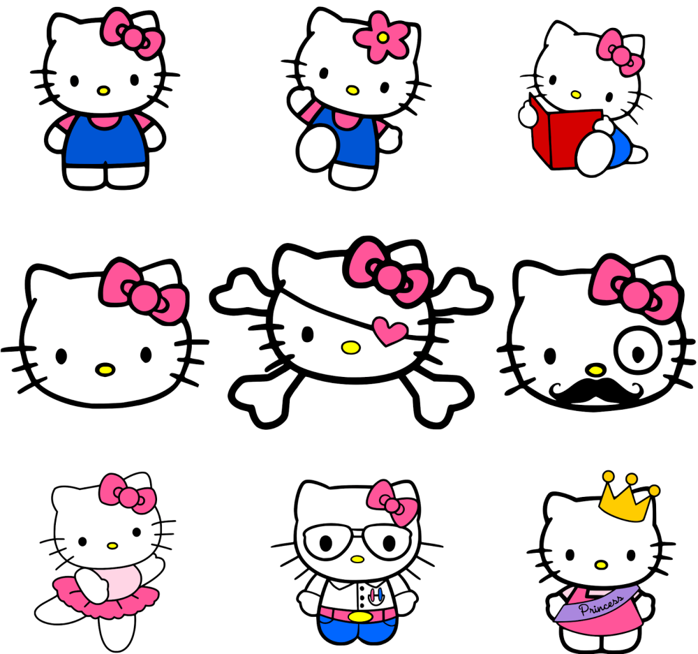 Hello Kitty коллаж