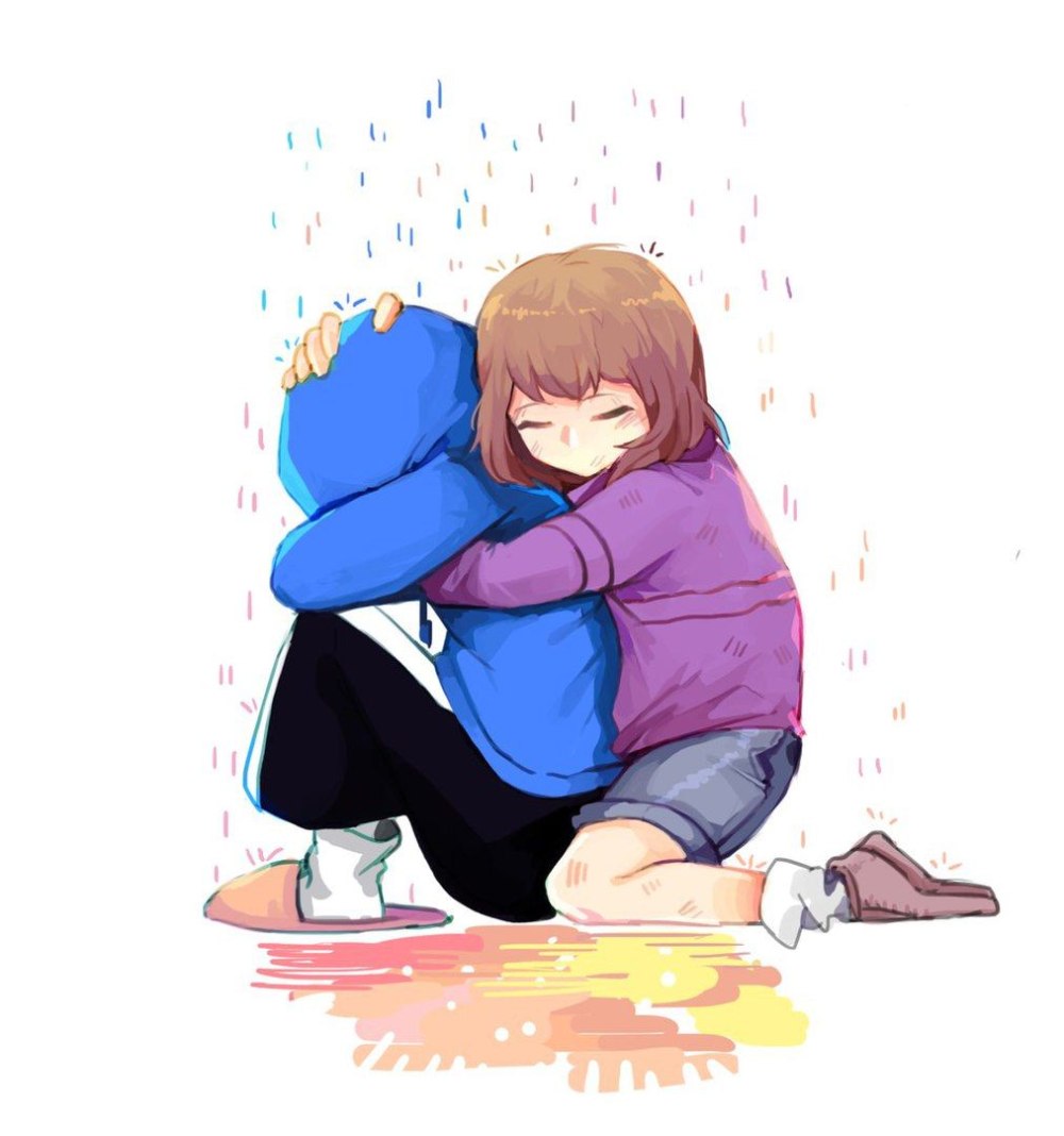 Undertale Фриск плачет
