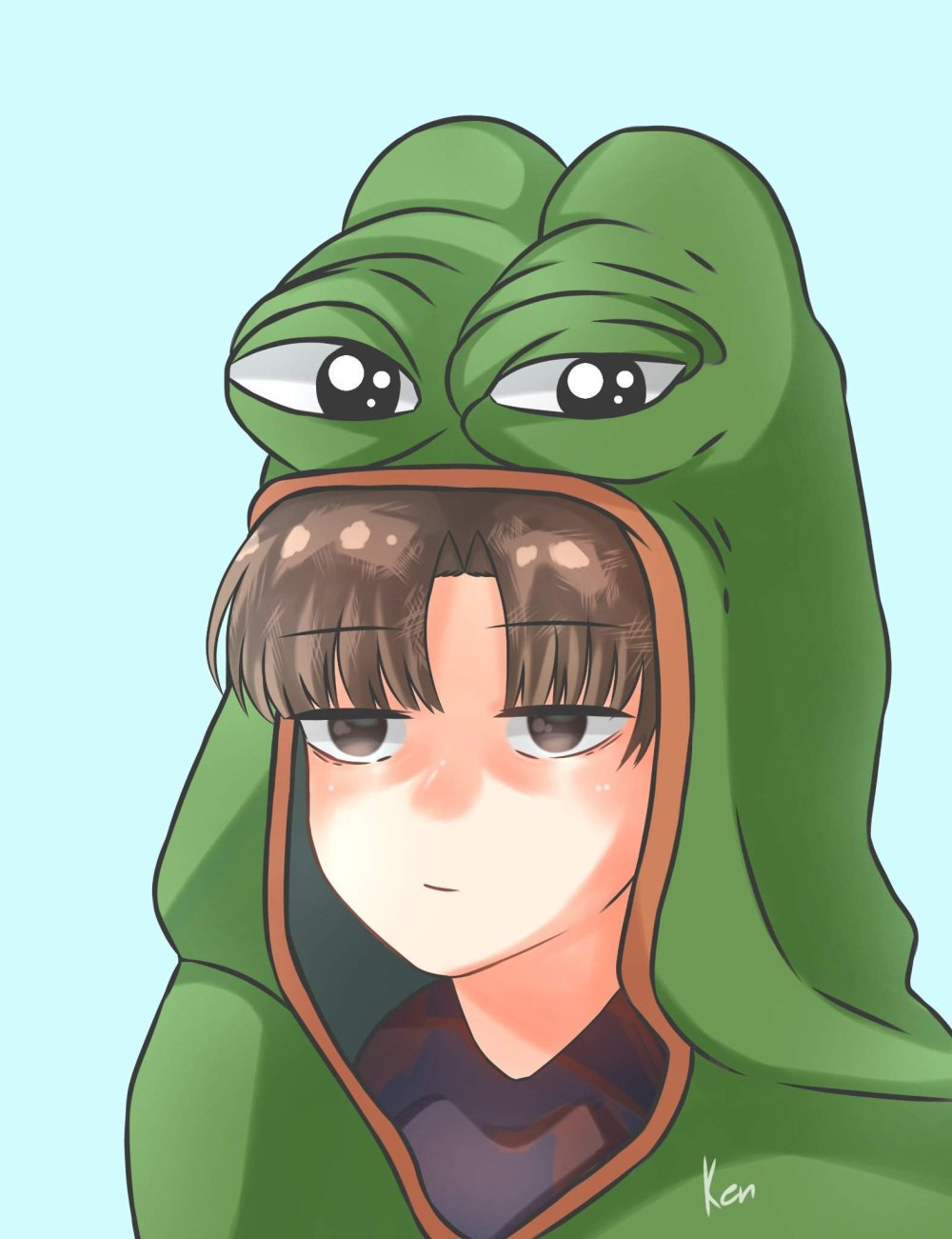 Лягушка Пепе хуманизация