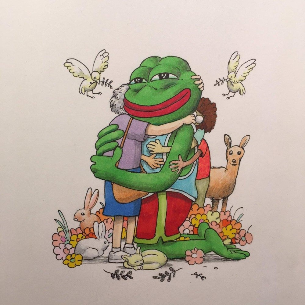 Тян в Пепе Фрог
