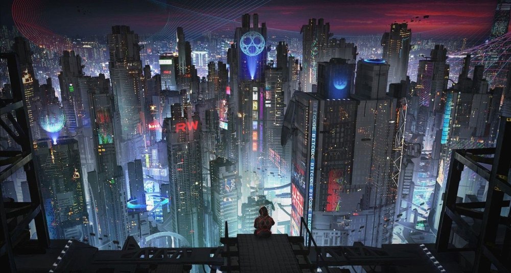 Cyberpunk город