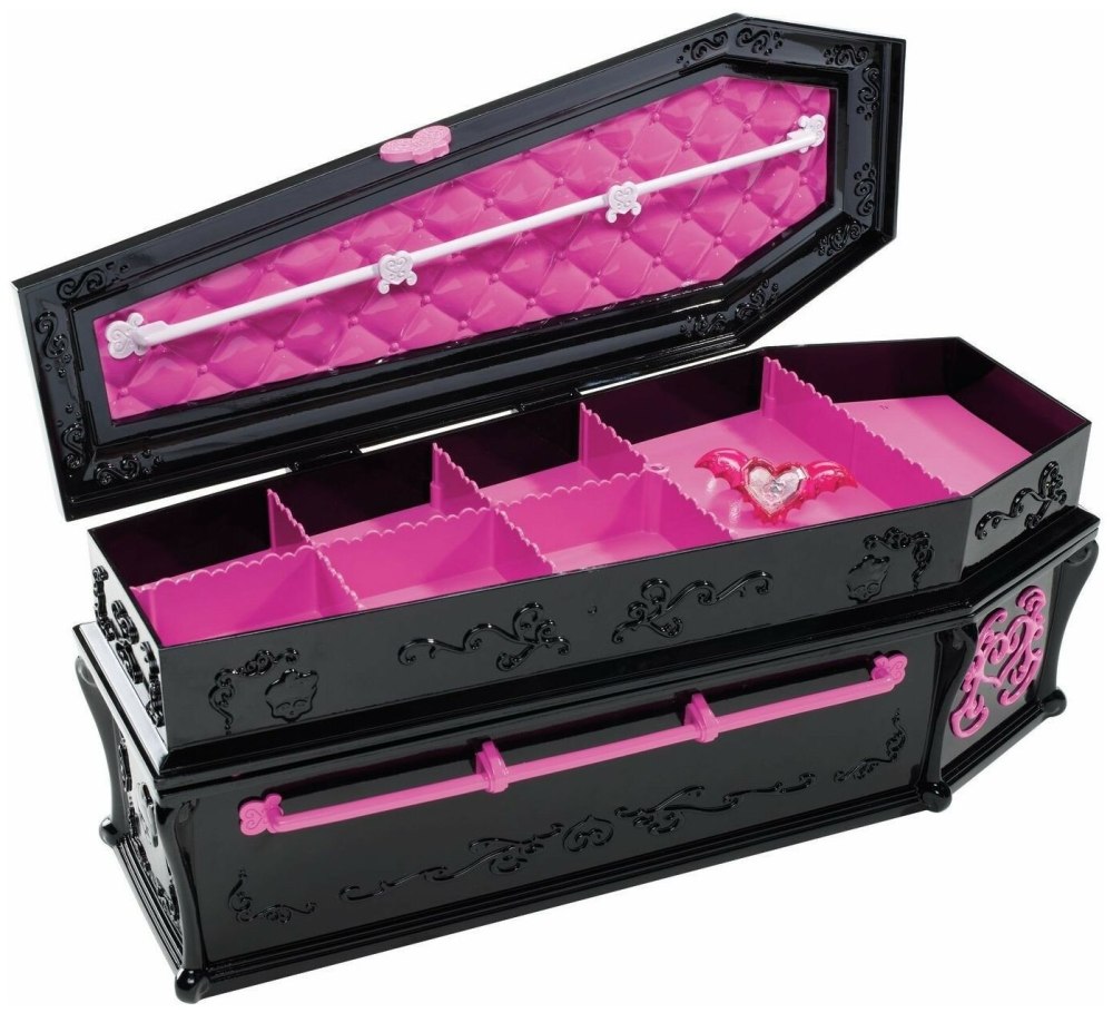 Набор Monster High Дракулаура с питомцем и ванная комната, 27 см, x4496