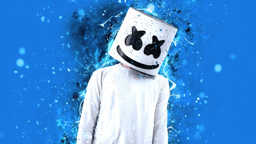 Кристофер Комсток Marshmello без маски