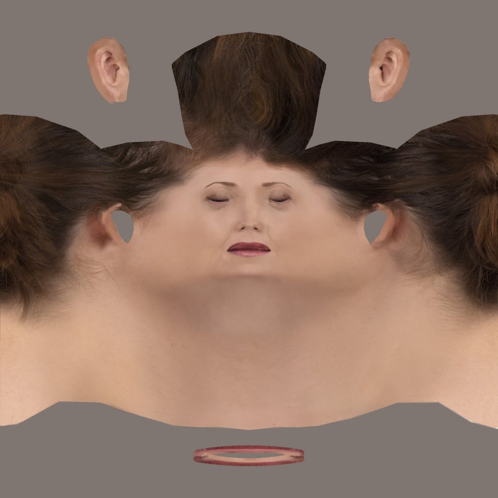 Лицо человека diffuse