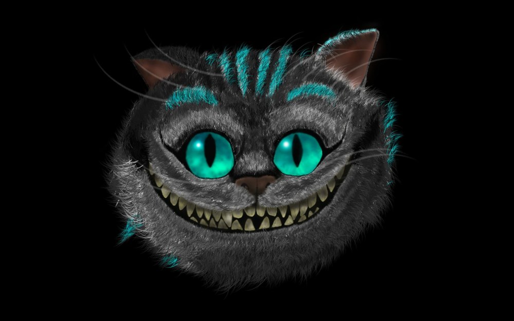 Чеширский кот обои