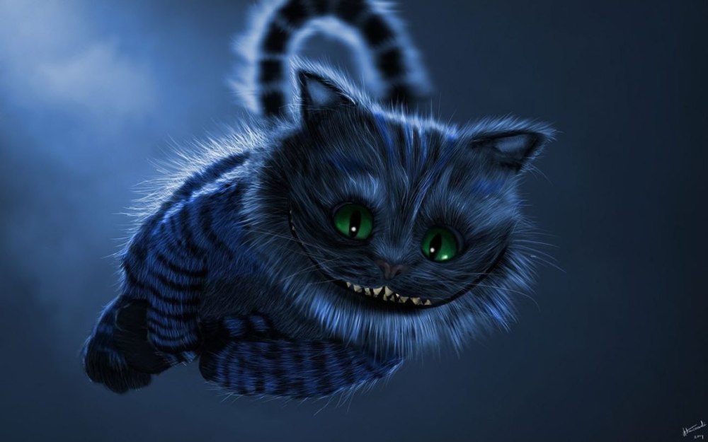 Улыбка Чеширского кота рисунок
