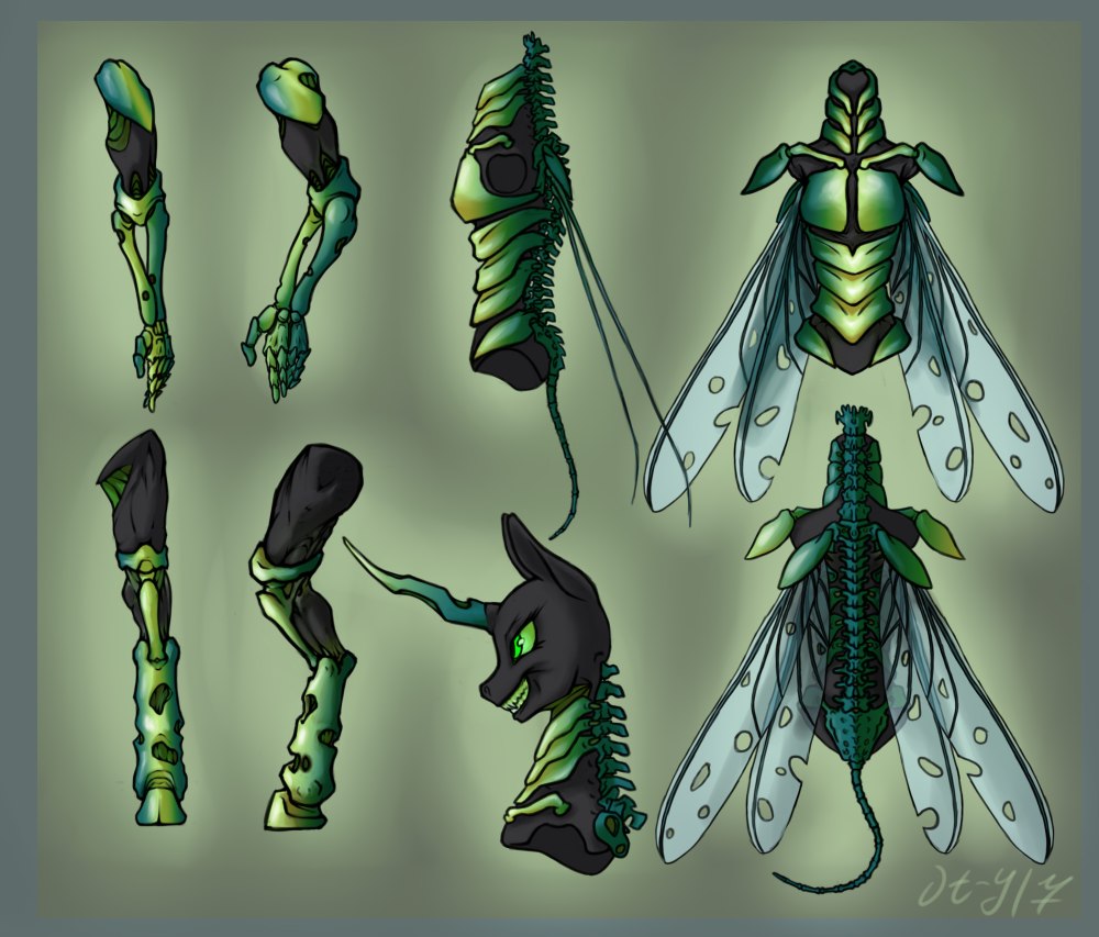 Богомол Monster girl Insectoid