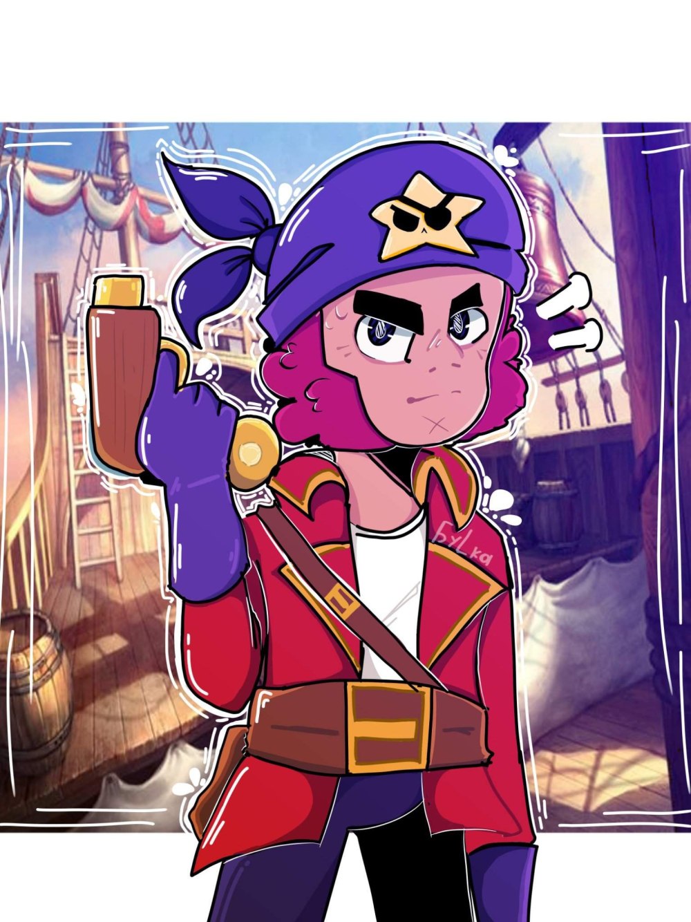 Кольт арт Brawl Stars