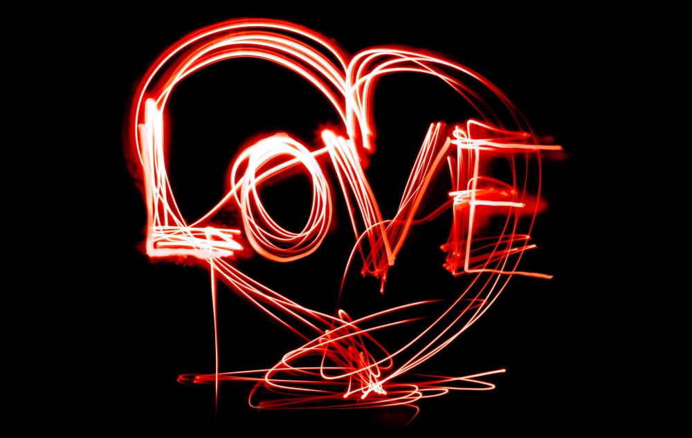 Надпись i Love you