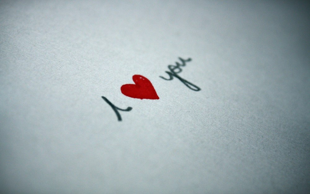 Открытка i Love you