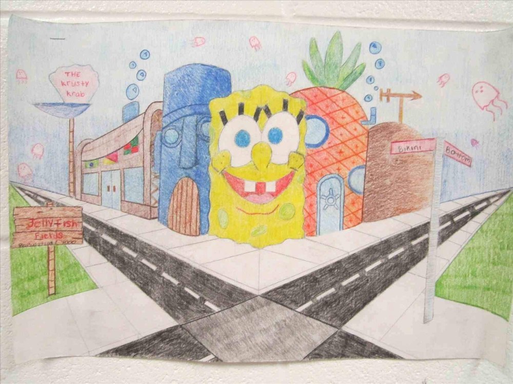 Рисование город будущего