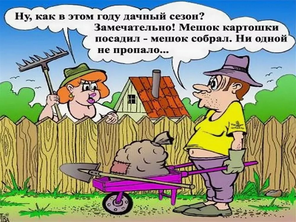 Открытка дачнику