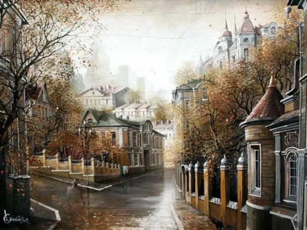 Деревья в тумане