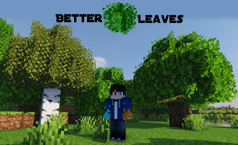 Minecraft better foliage реалистичный майнкрафт