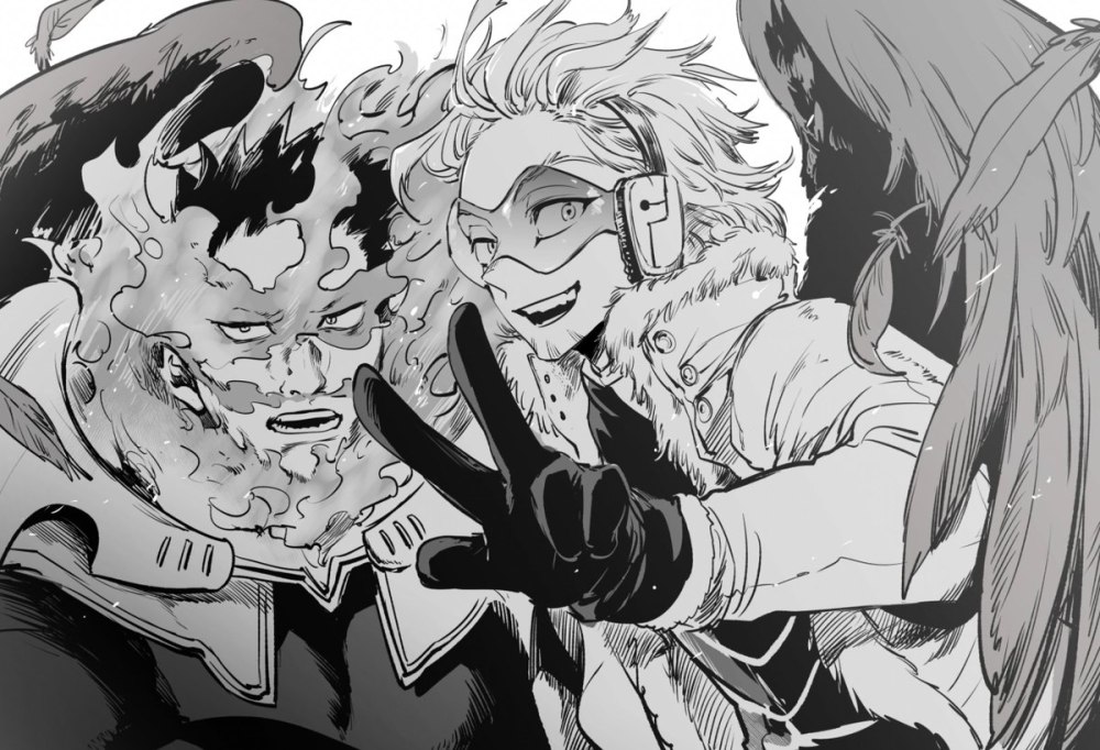 Bnha Hawks Official Art