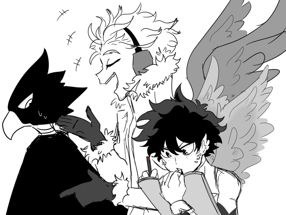 Bnha Старатель и ястреб