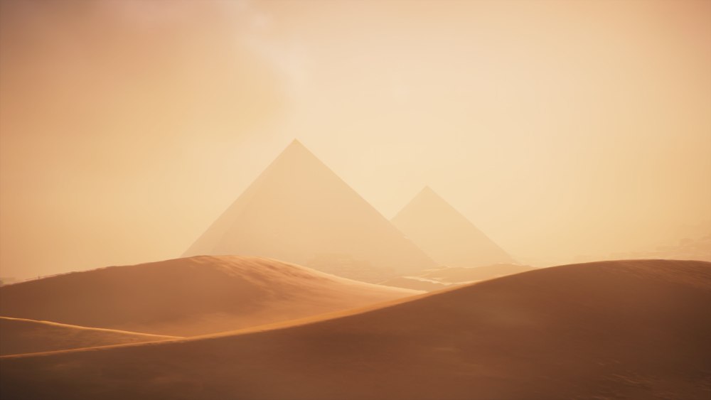 Assassins Creed Origins пирамиды Гизы