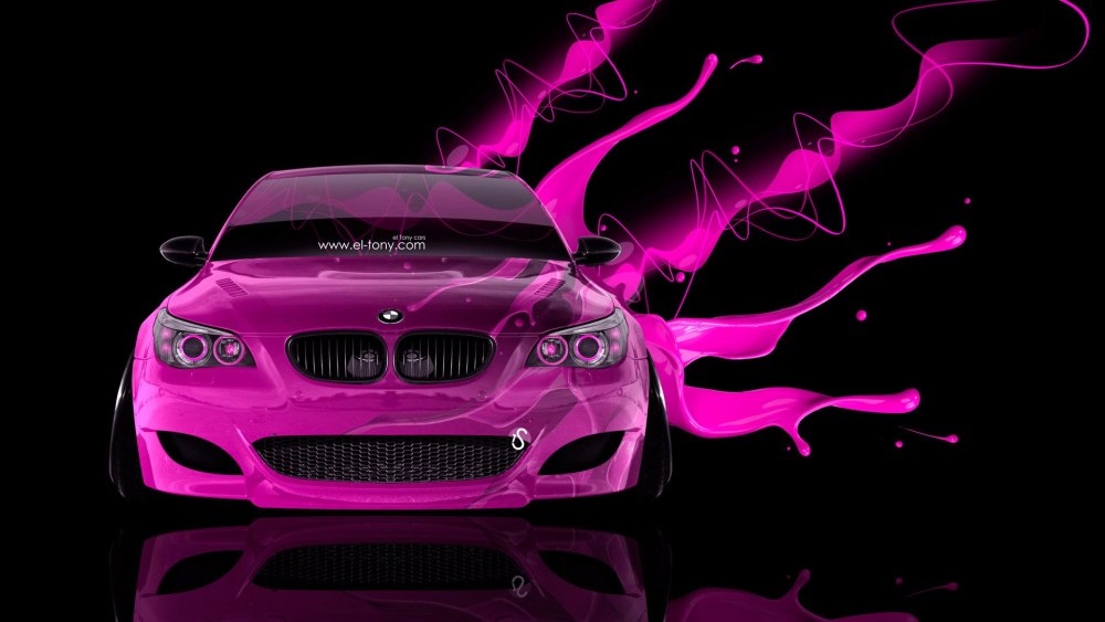 BMW e92 фиолетовая