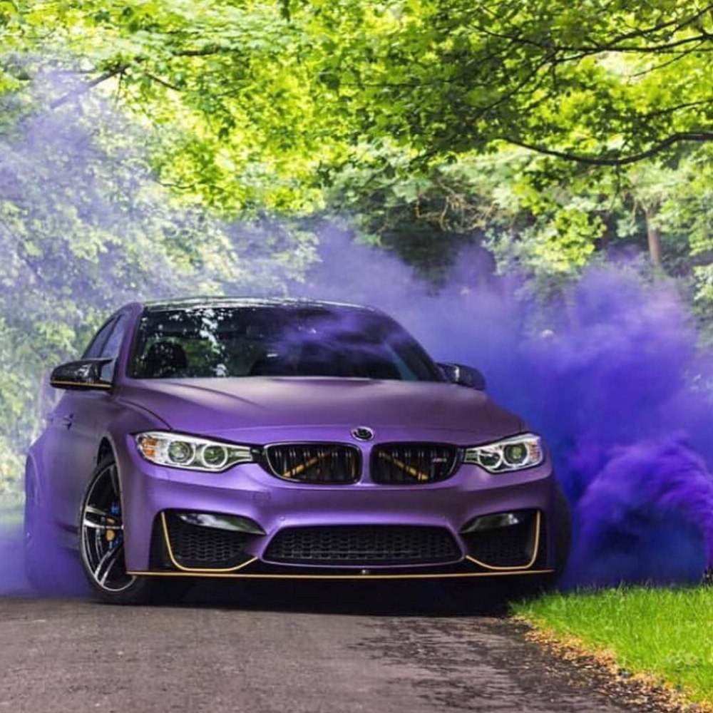 BMW m4 Purple Silk