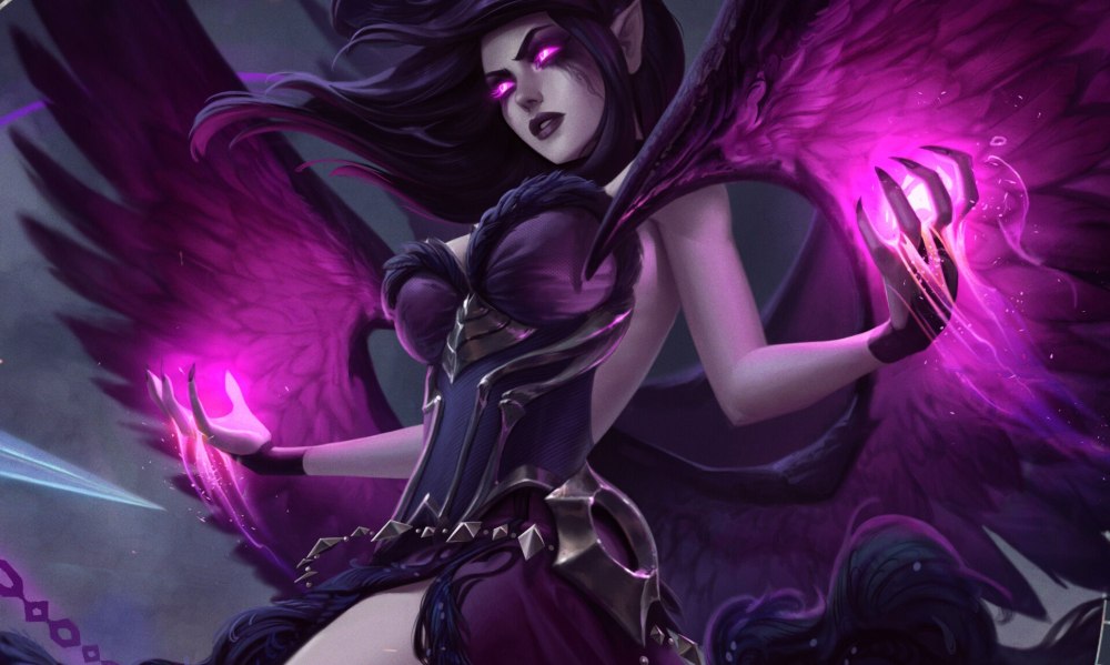 Splash Art League of Legends Верховная ведьма Зайра