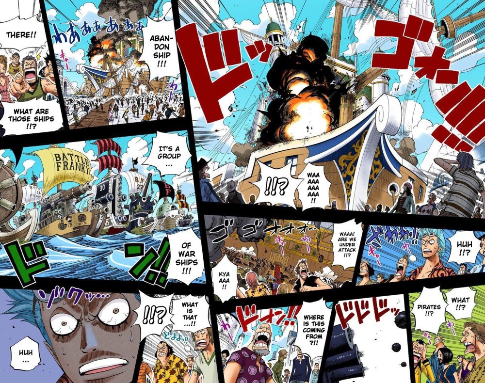One piece read colored Manga