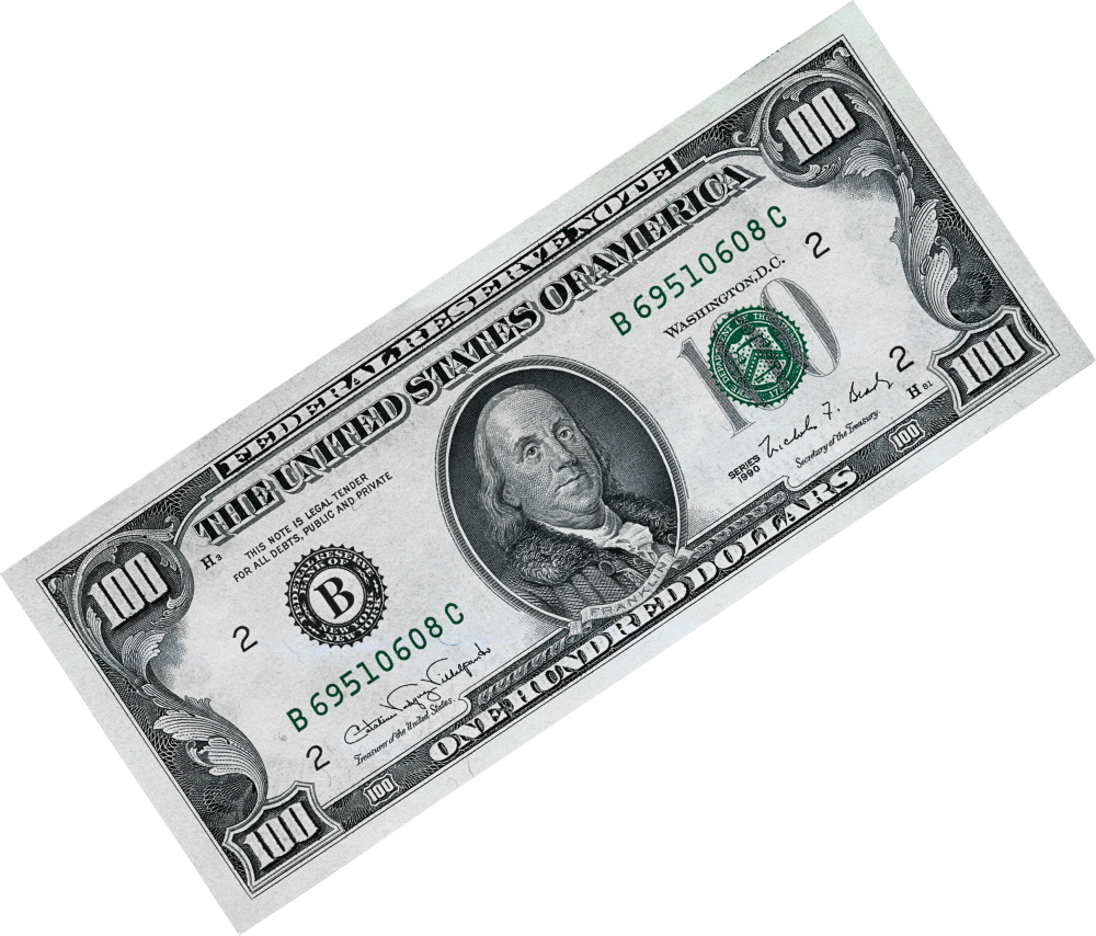 Купюра 100 долларов США