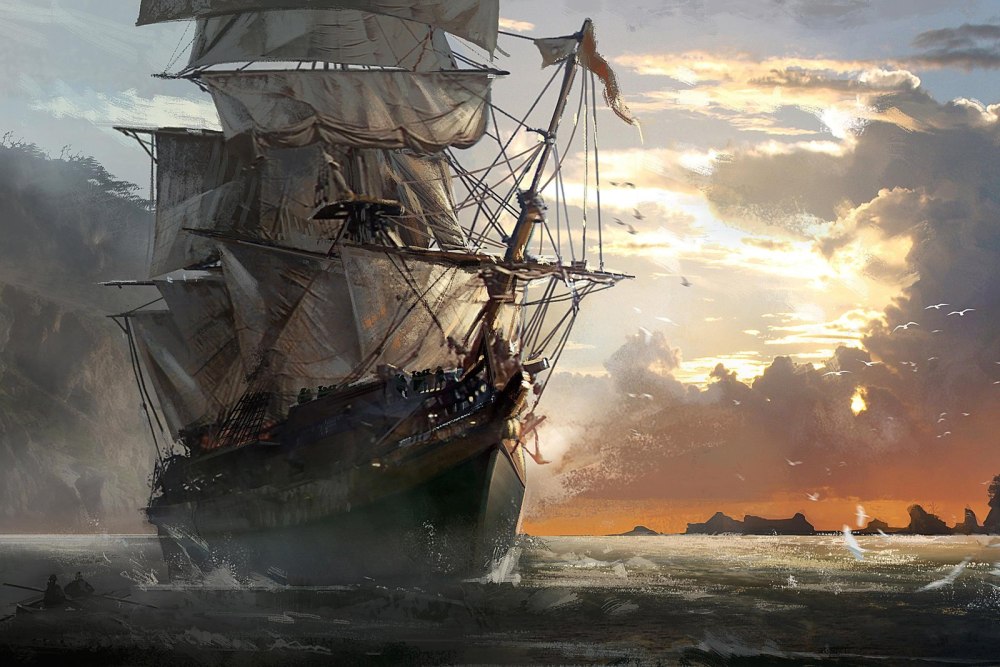 Assassin's Creed 4 Black Flag корабли