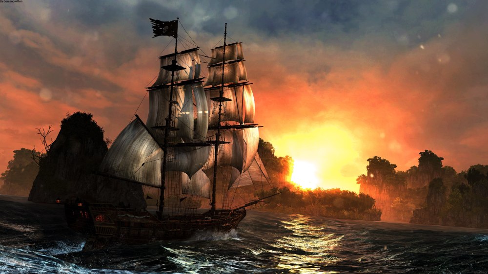 Корабль призрак Assassins Creed 4 Black Flag