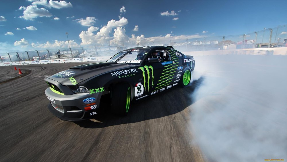 Ford Mustang Drift Monster Energy