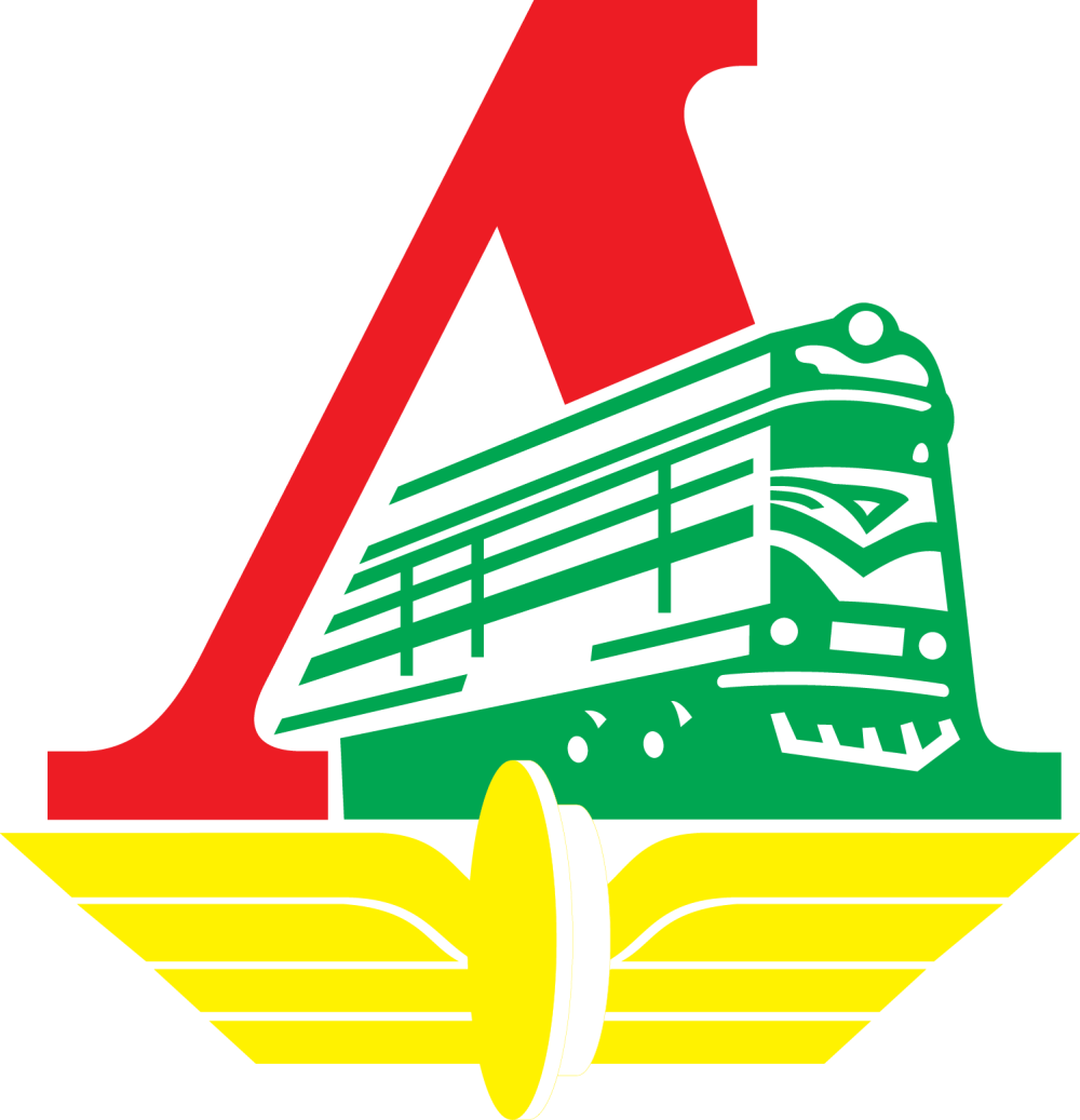 Знак РЖД на белом фоне
