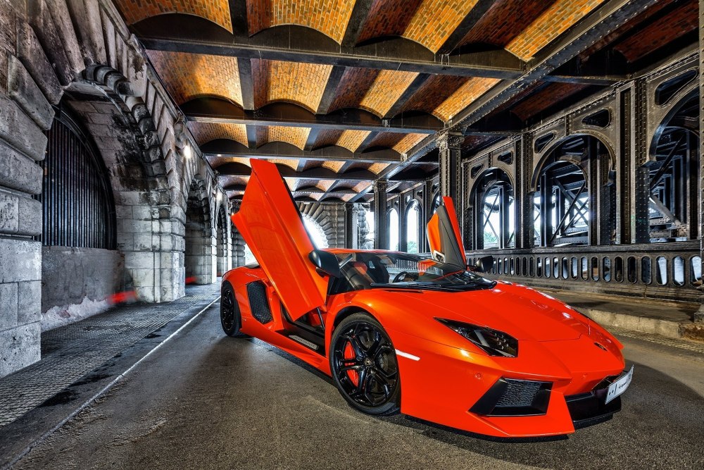 Lamborghini, Orange, Aventador, lp700-4
