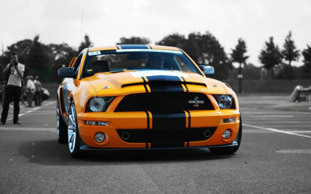 Ford Mustang Shelby gt500 желтый