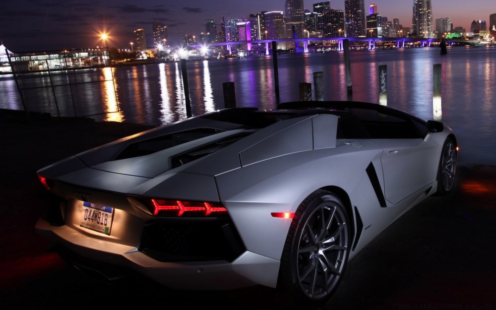 Lamborghini Aventador lp700-4 Roadster Silver