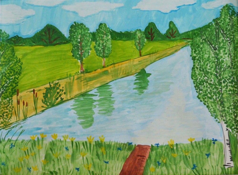 Рисунок родные края