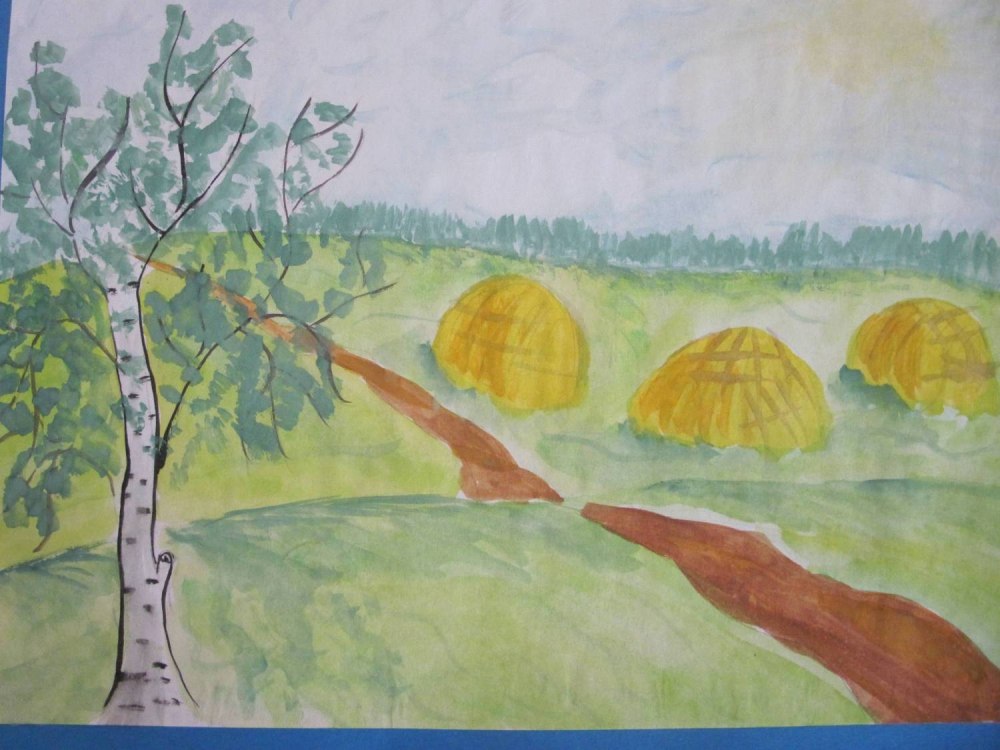 Рисунок на тему природа