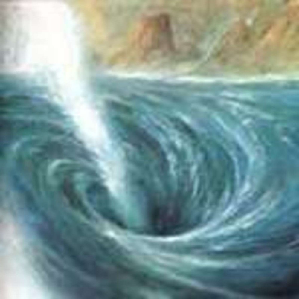 Водовороты Сцилла и Харибда в Мессинском проливе