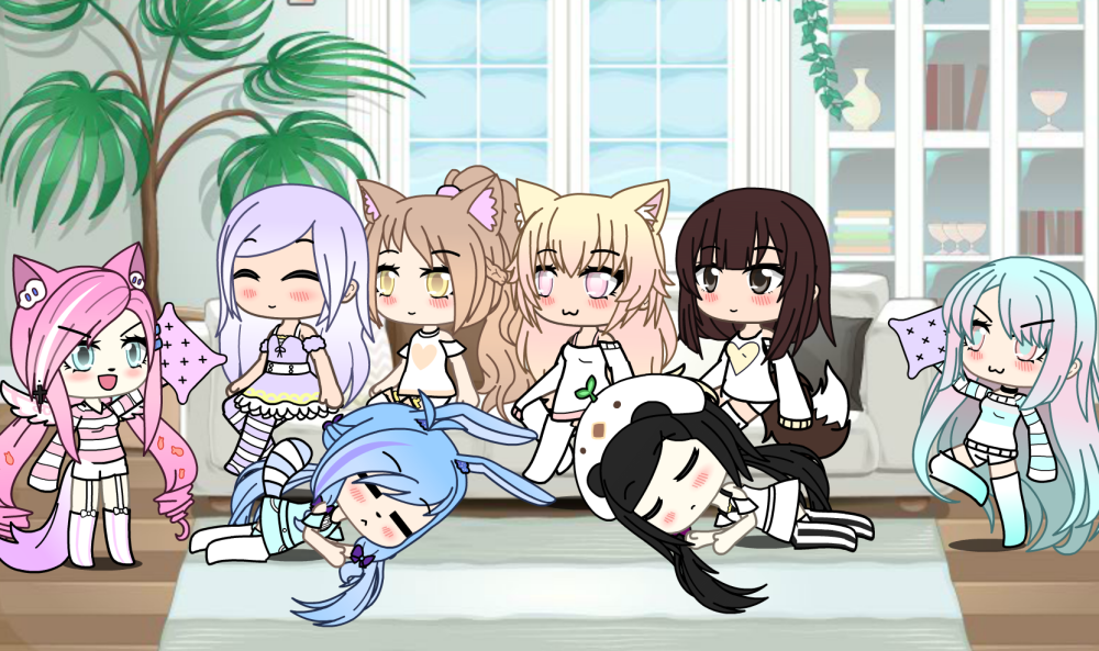 Позы для рисования Gacha Life