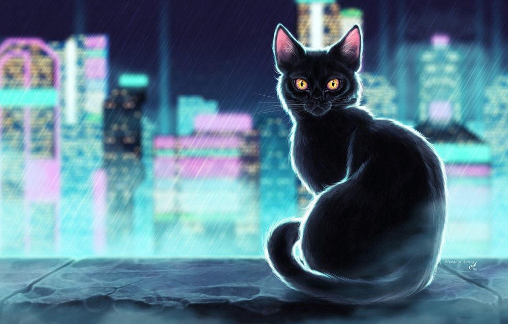 Аниме кошки