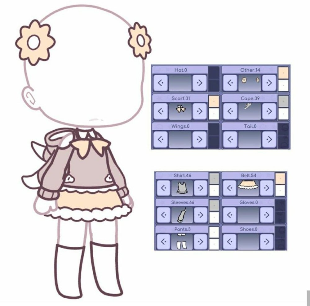 Gacha Life одежда худи